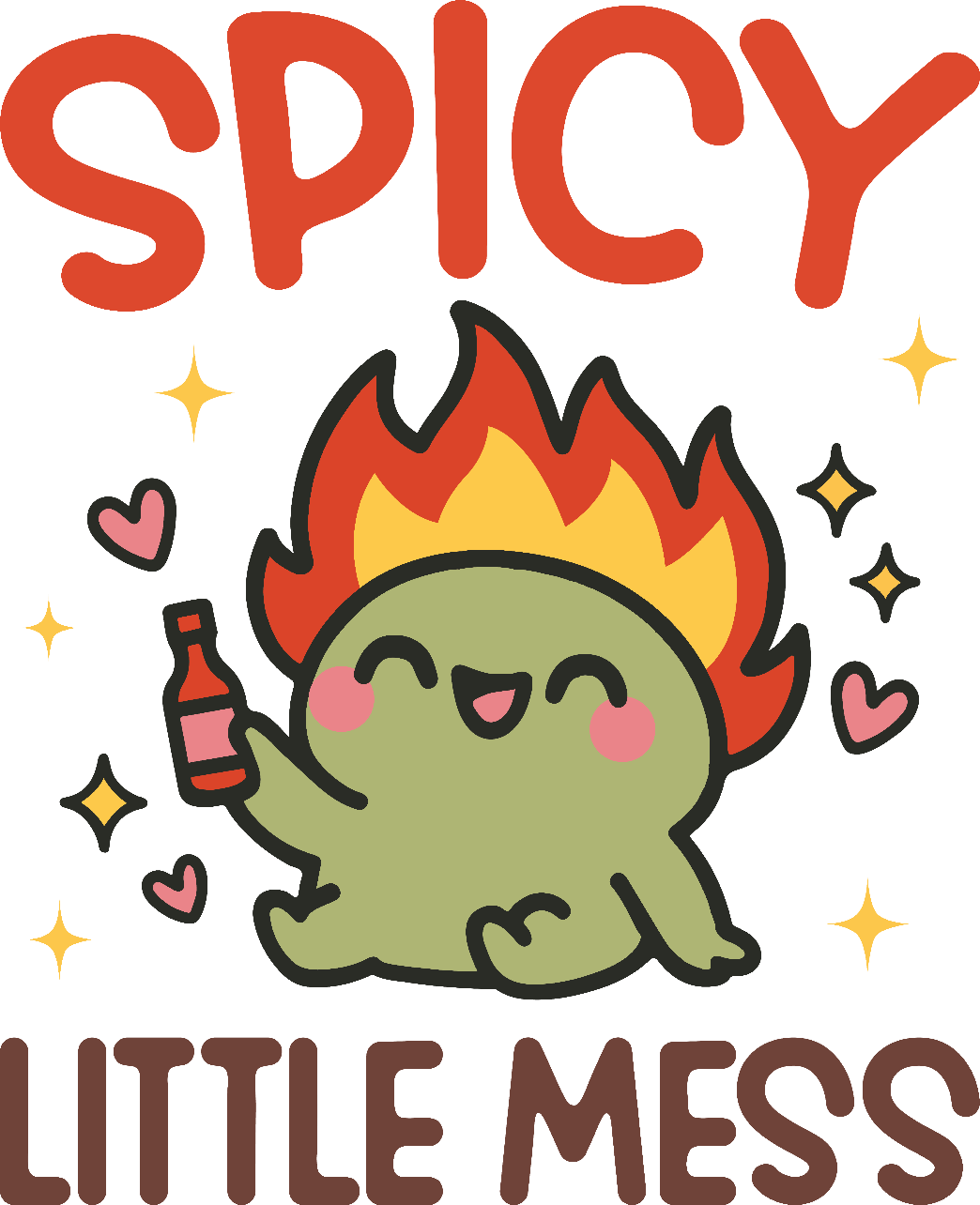 Spicy Little Mess DTF