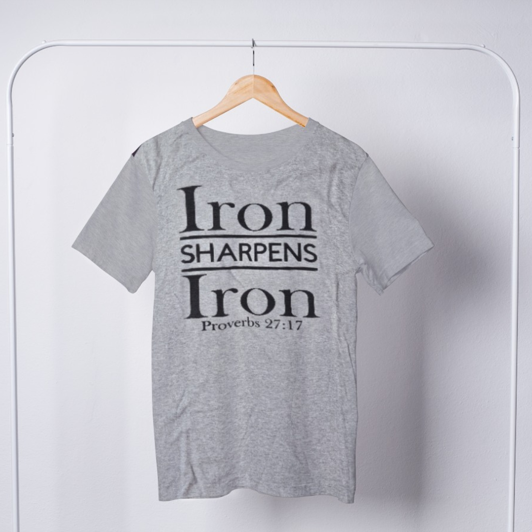 Iron Sharpens Iron Print T-Shirt