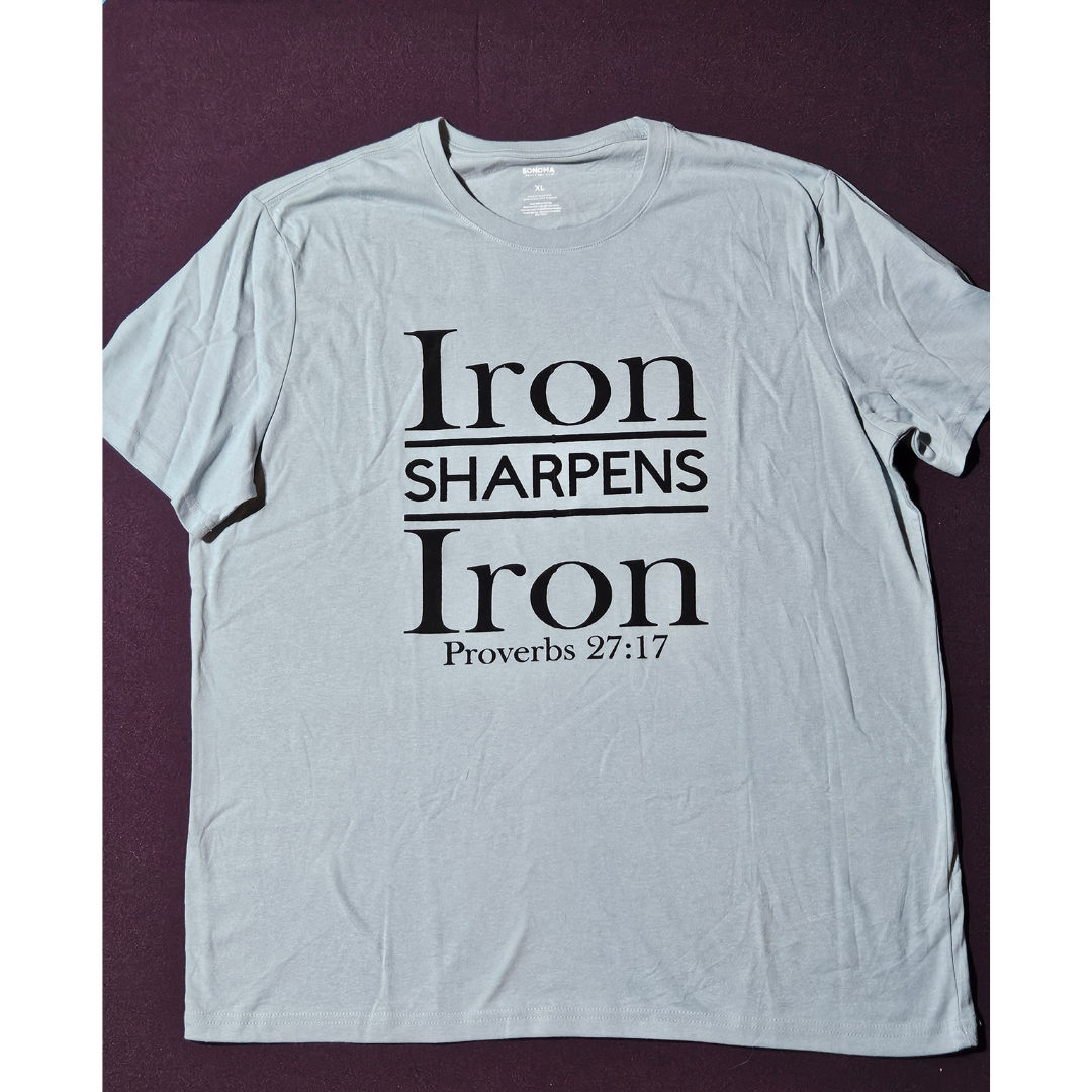 Iron Sharpens Iron Print T-Shirt