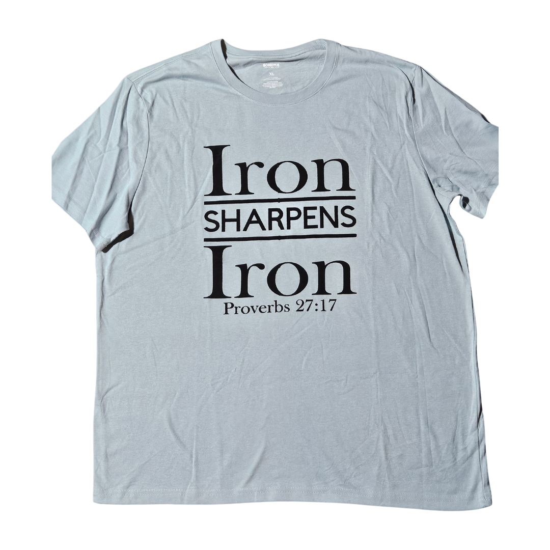 Iron Sharpens Iron Print T-Shirt