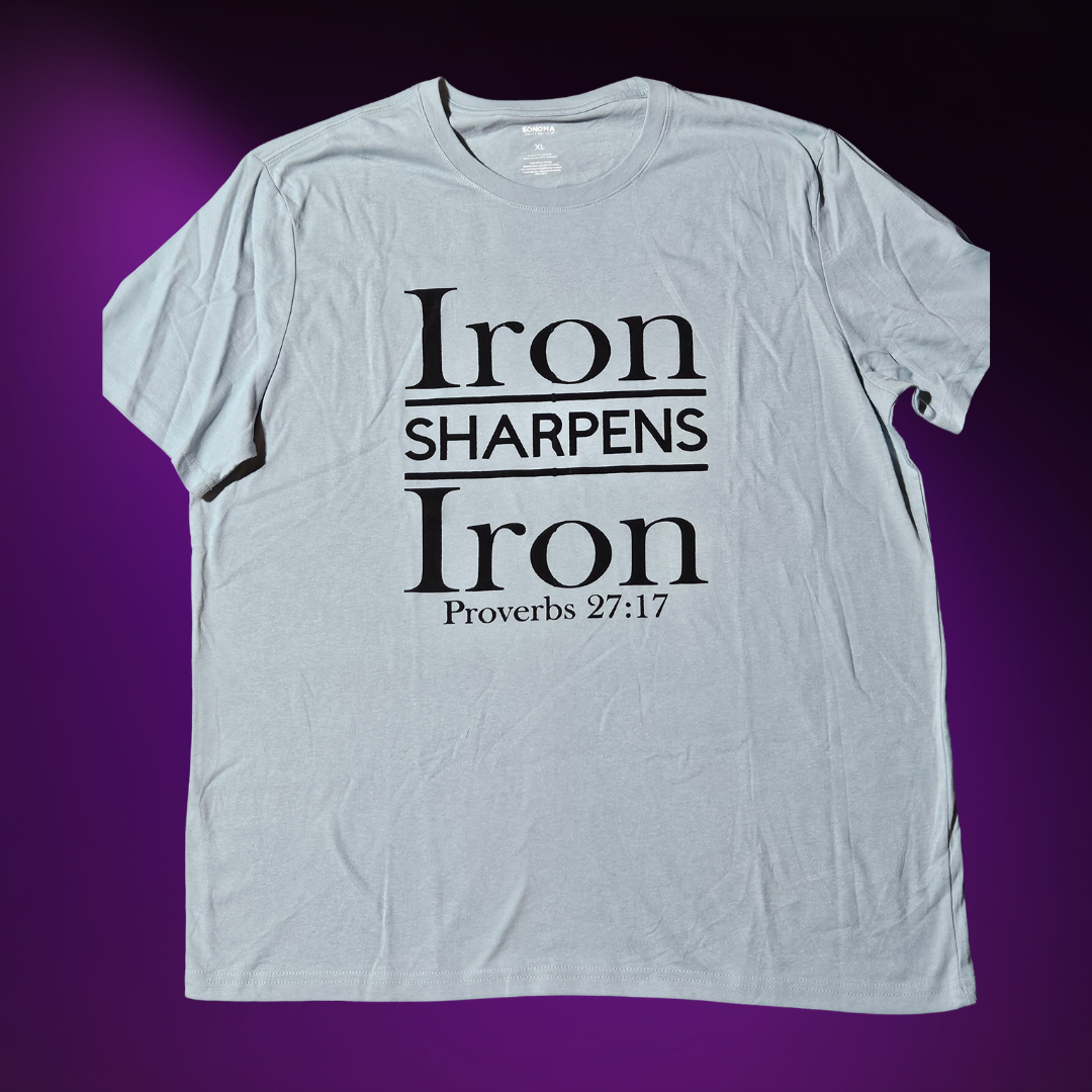 Iron Sharpens Iron Print T-Shirt