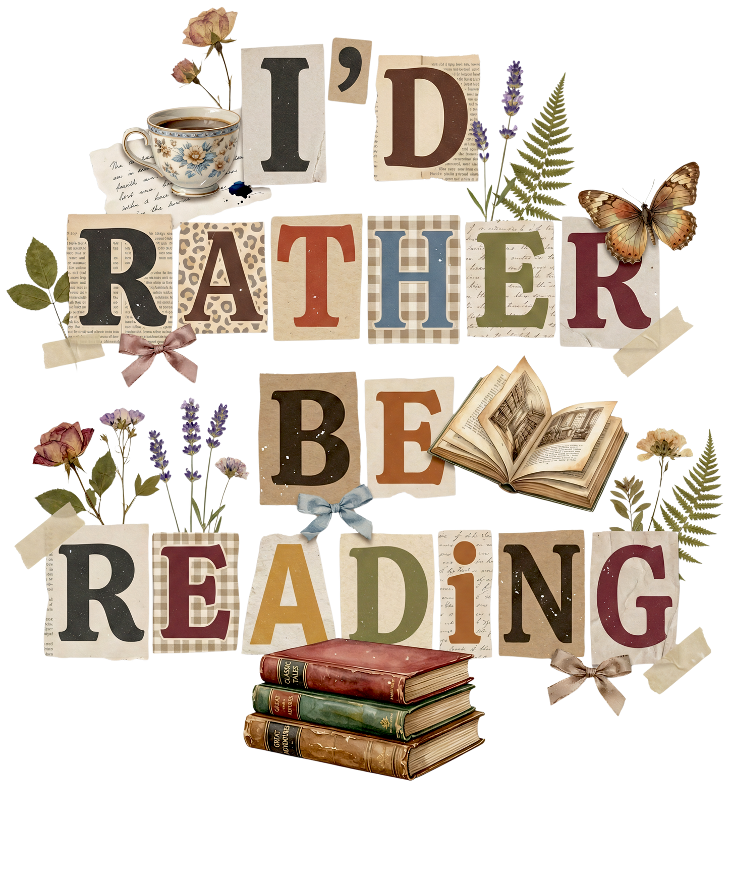 Book Lovers T-shirt DTF