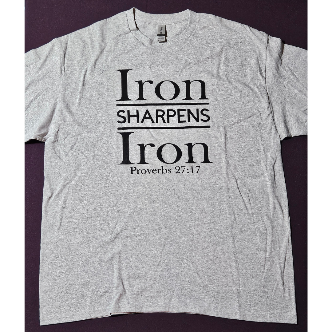 Grey Iron Sharpens Iron T-Shirt