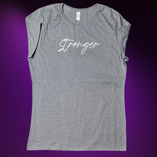 Stronger Than The Storm Tee (Light Grey)