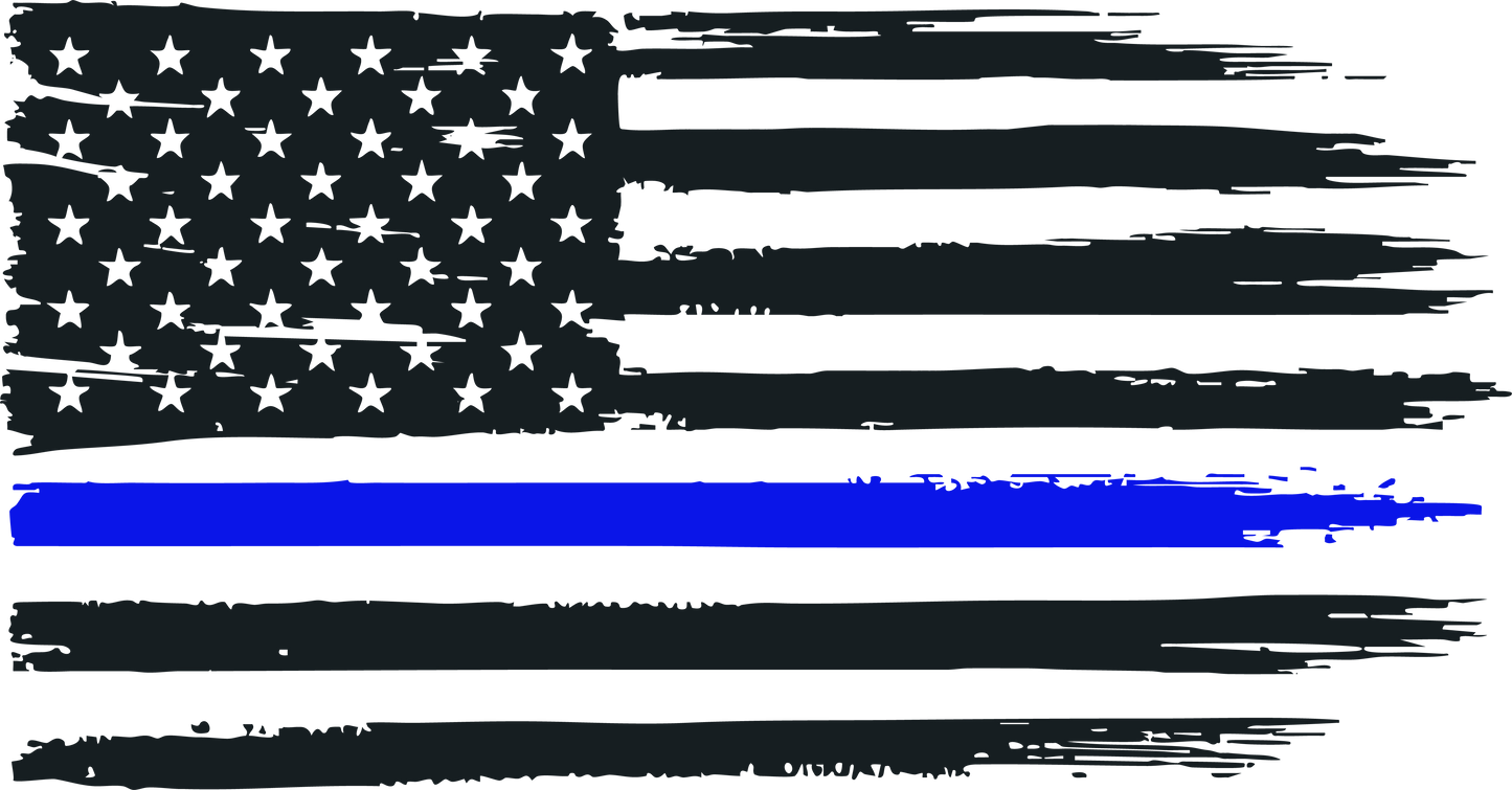 Back The Blue DTF Transfers