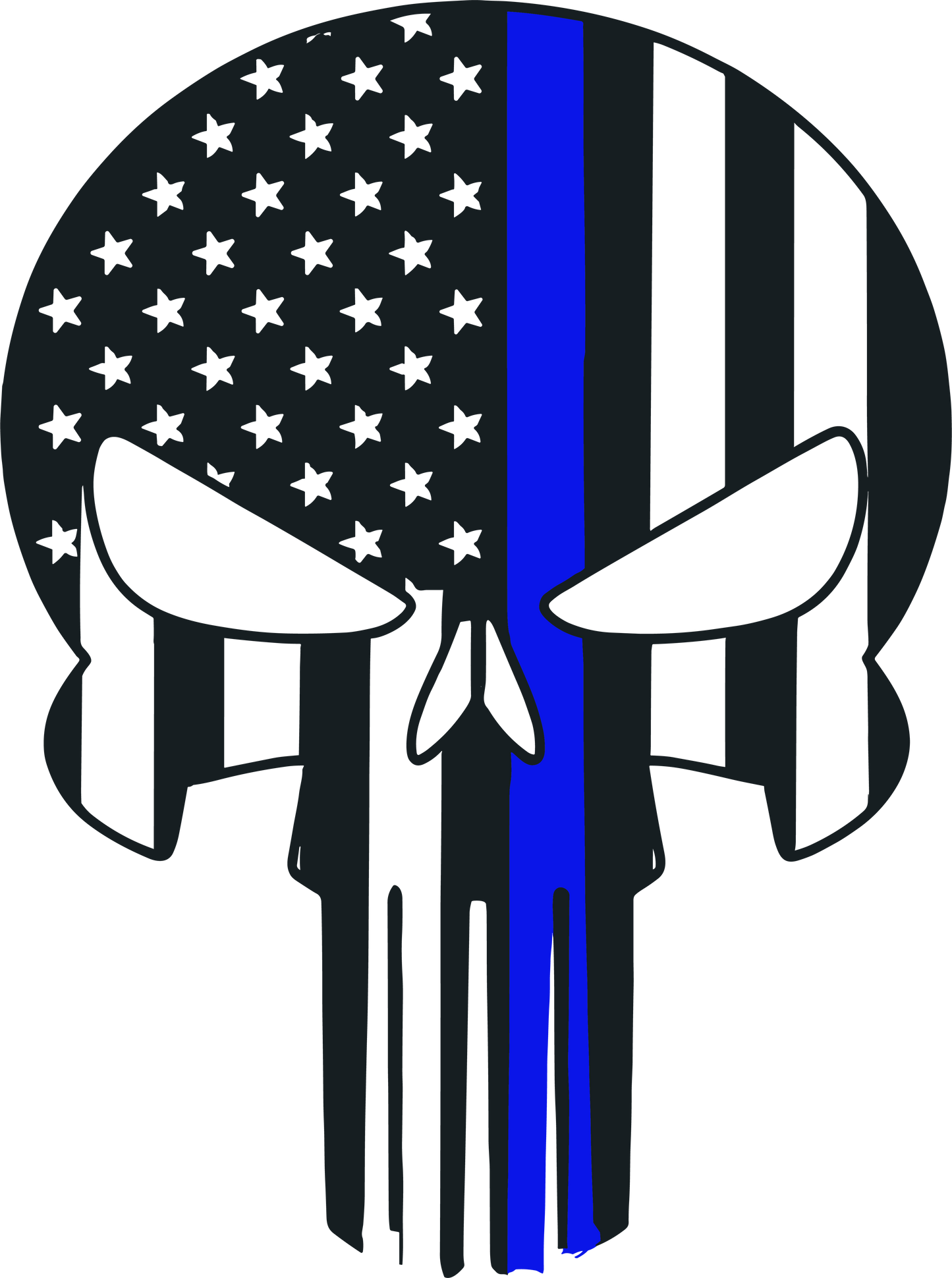 Back The Blue DTF Transfers