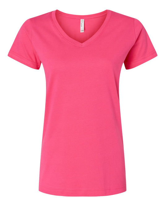LAT women's jersey t-shirt hot pink