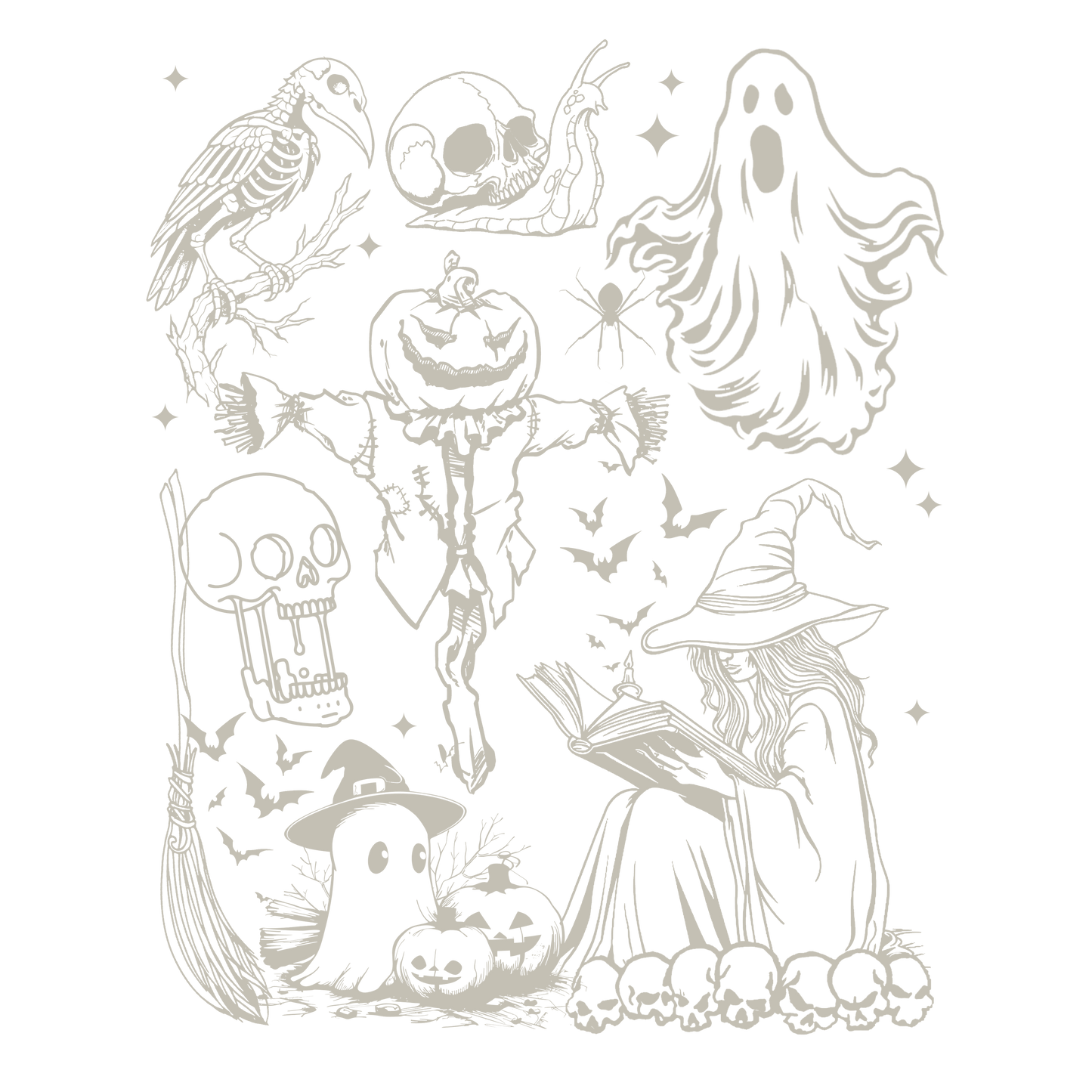 Halloween DTF Designs