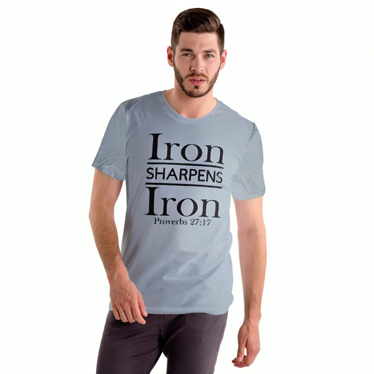 Iron Sharpens Iron Print T-Shirt